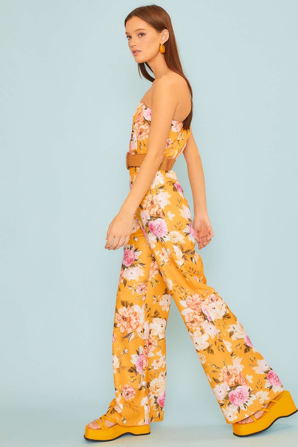 Floral Print Jumpsuit