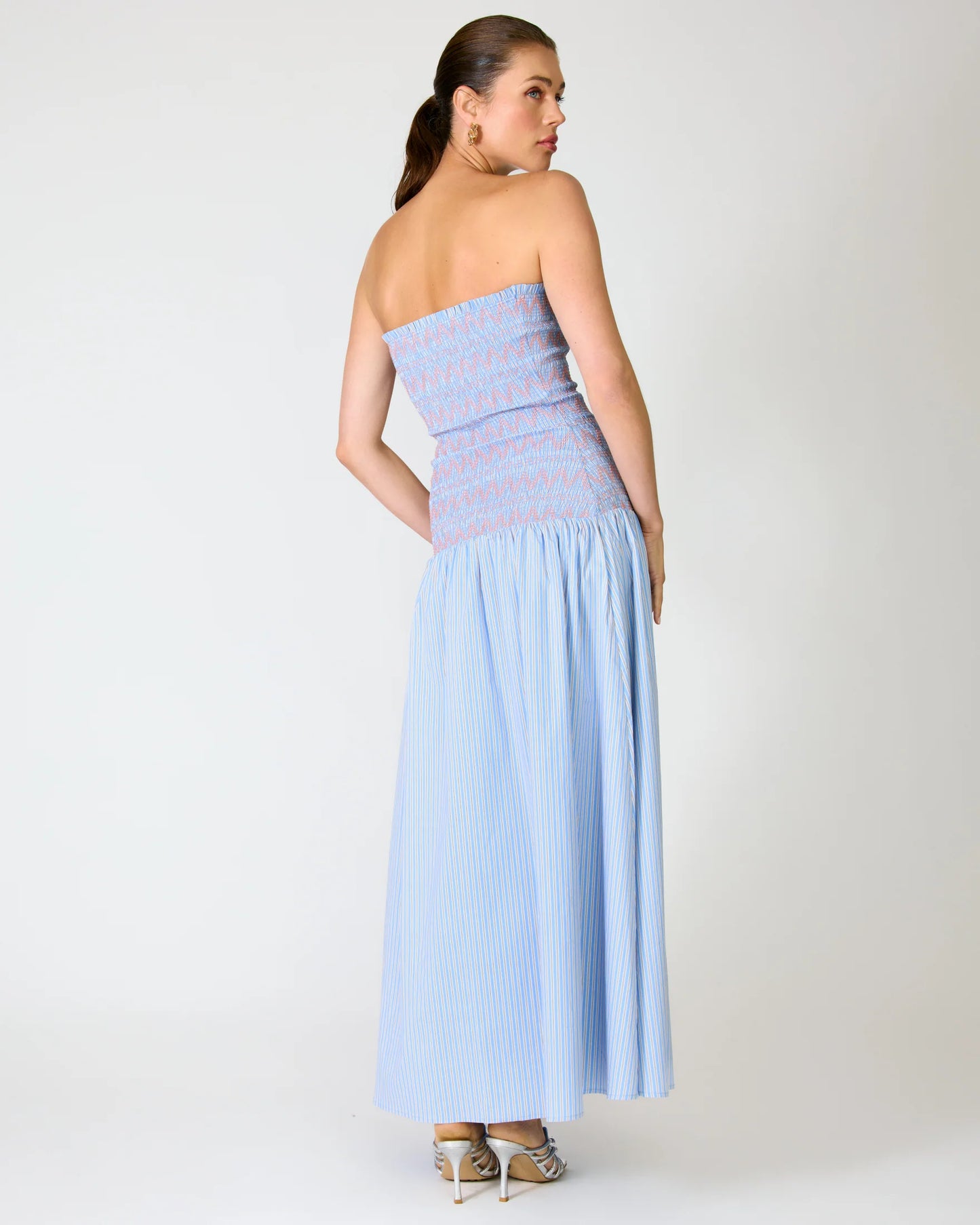 Blue Smocked Dress