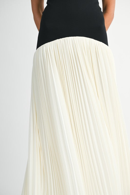 Strapless Mix Media Maxi (RT)