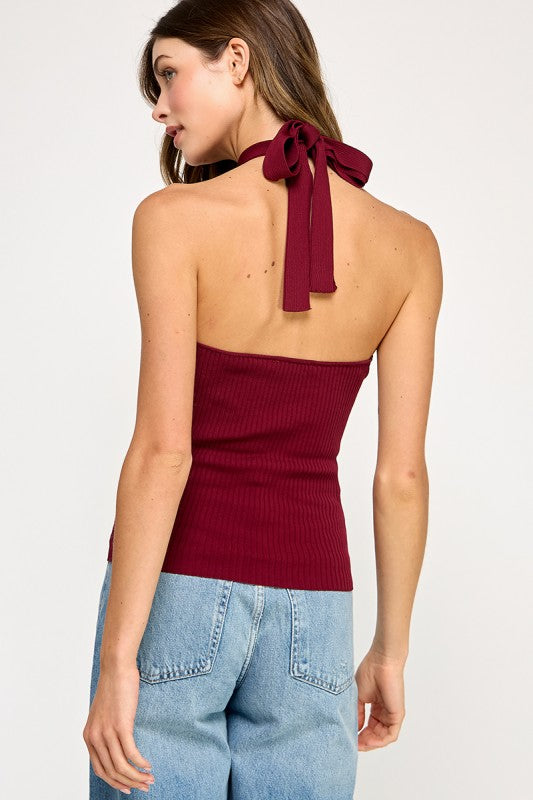 Cherry Ribber Halter