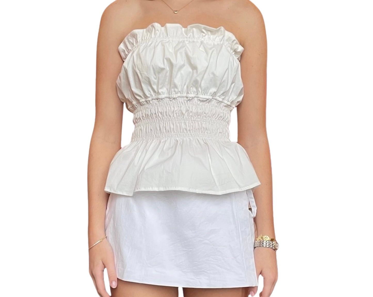 White Paris Top