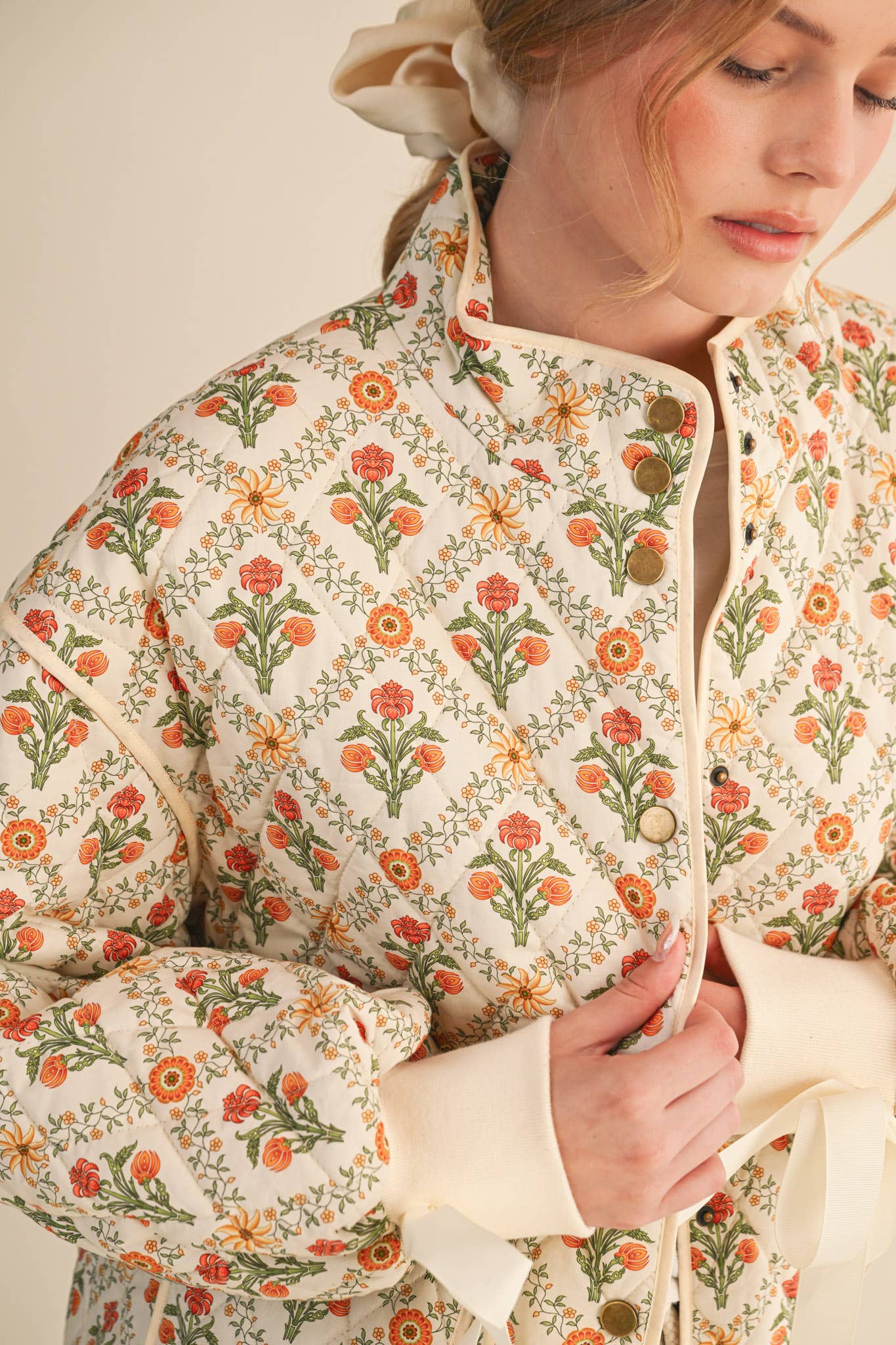 Floral Quilted Jacket