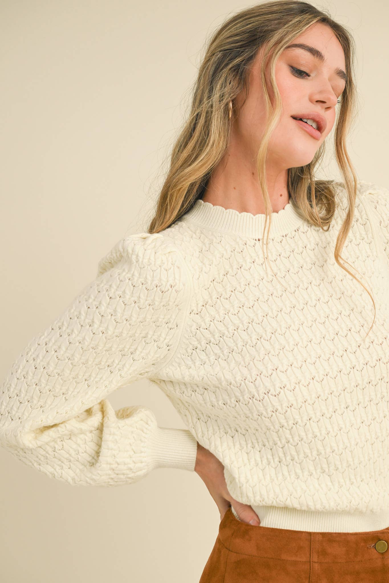 Puff Sleeved Sweater