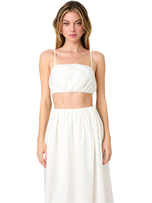 White Crop Top