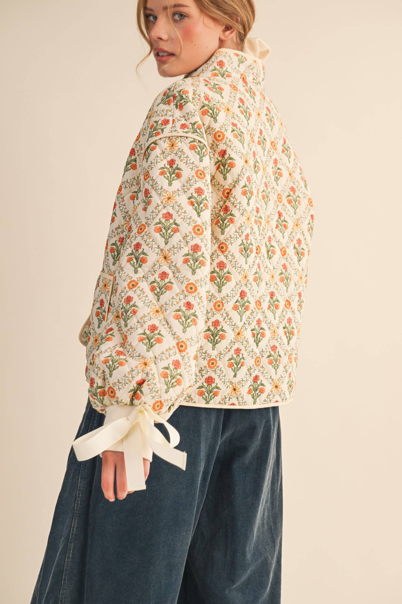 Floral Quilted Jacket