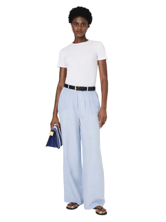 Light Blue Linen Trousers