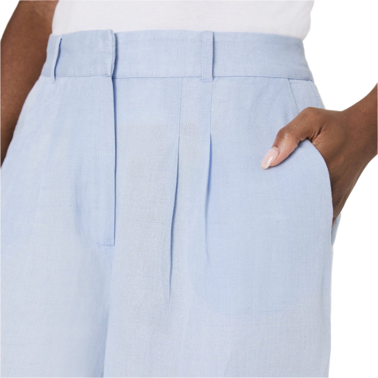 Light Blue Linen Trousers