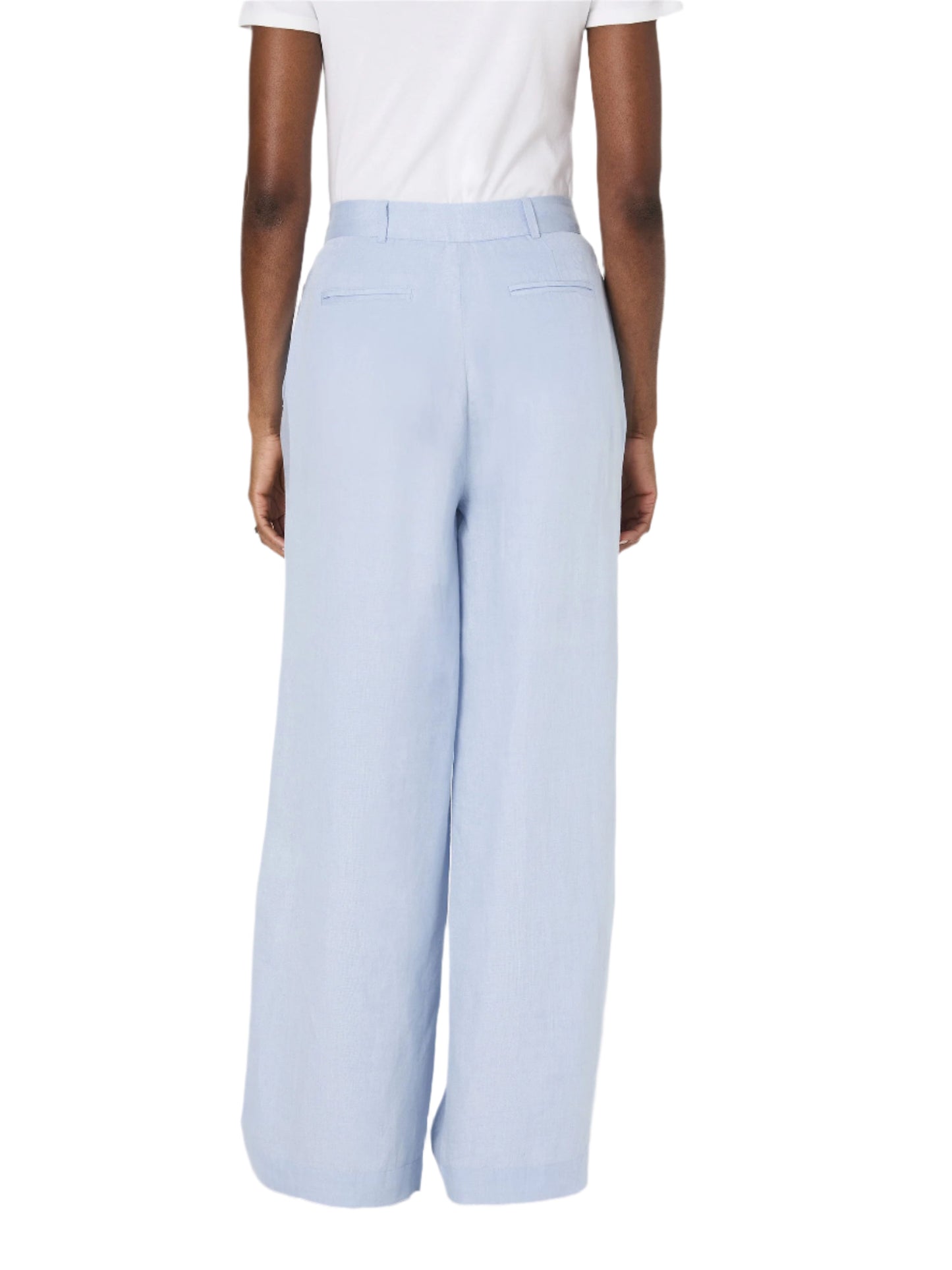 Light Blue Linen Trousers