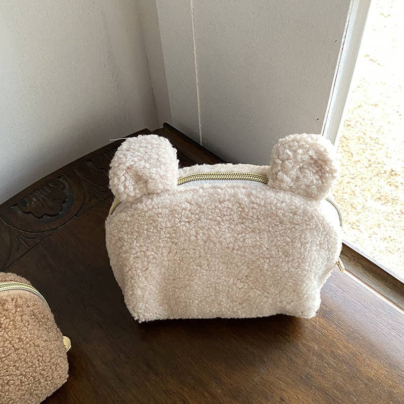 Plush Cosmetic Bag