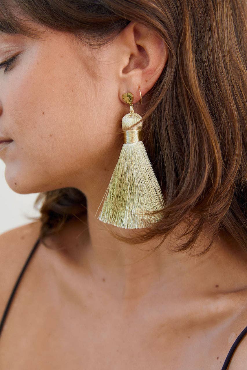 Major Shimmers Champagne Earrings