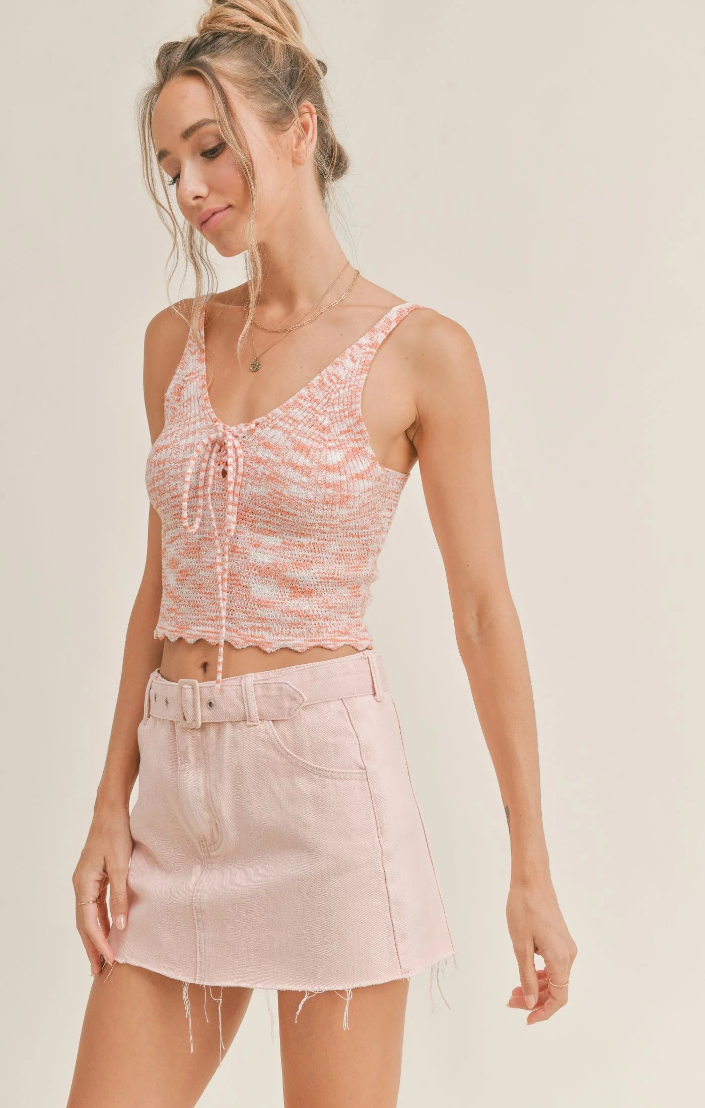 Creamsicle Sweater Tank