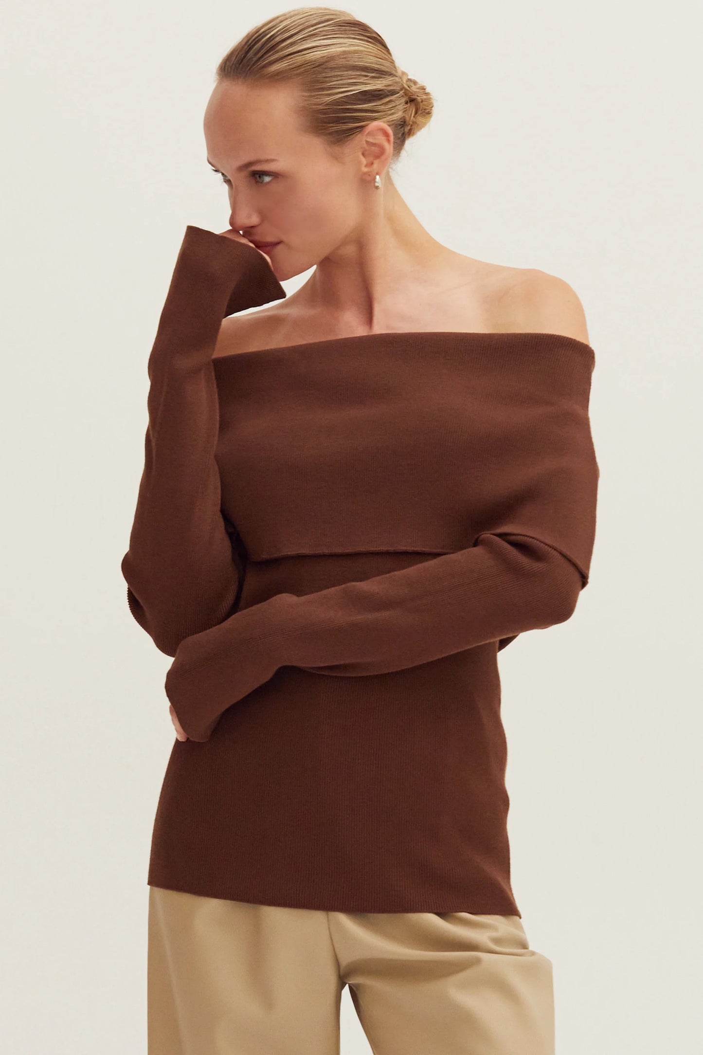 Ana Foldover Sweater