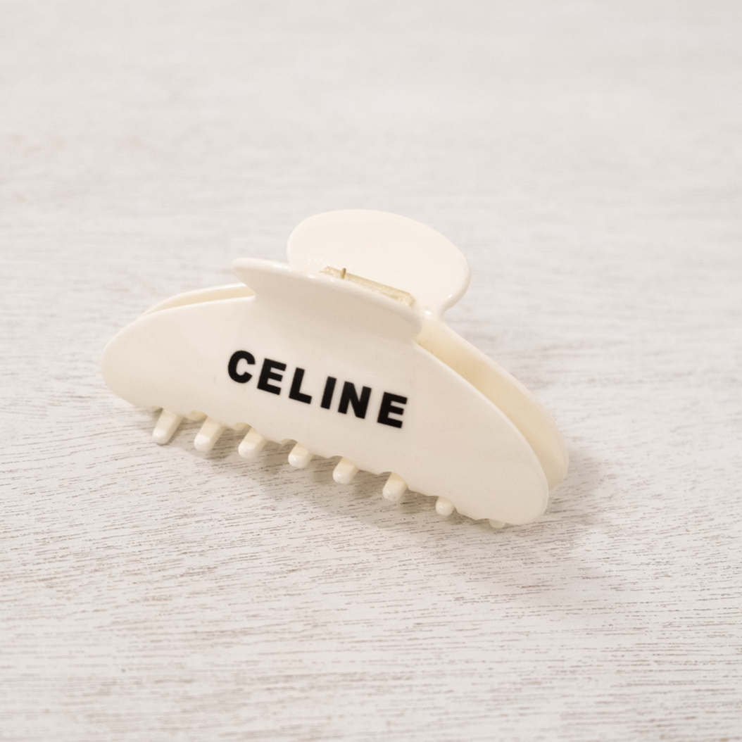 Designer Inspired white Claw Clip