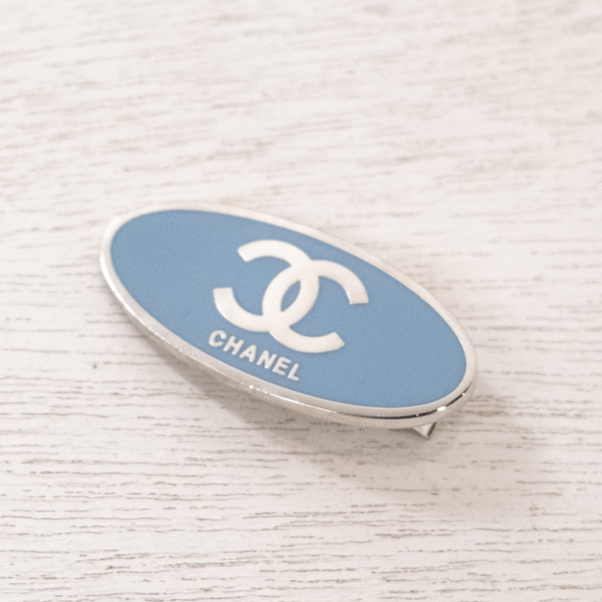 Designer Inspired CC Hair Clip baby blue