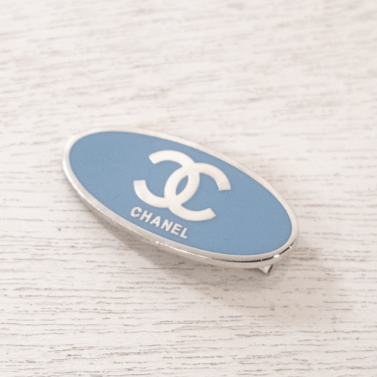Designer Inspired CC Hair Clip baby blue