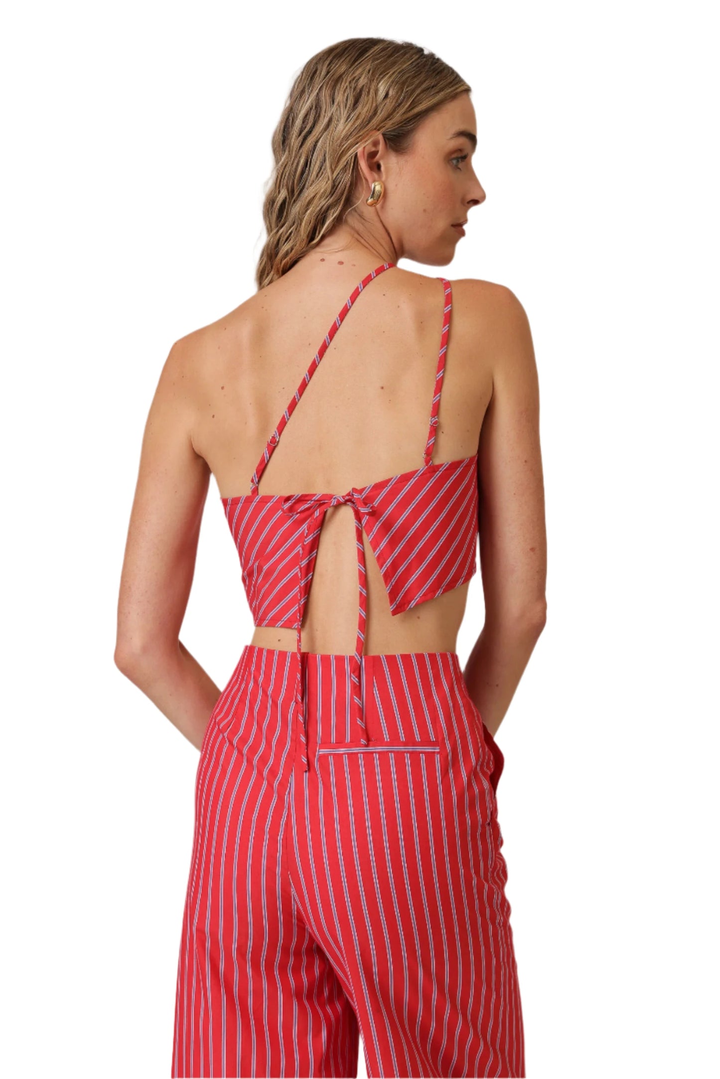 Asymmetrical Red Top