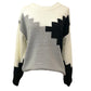Black/White/Grey Pixel Sweater