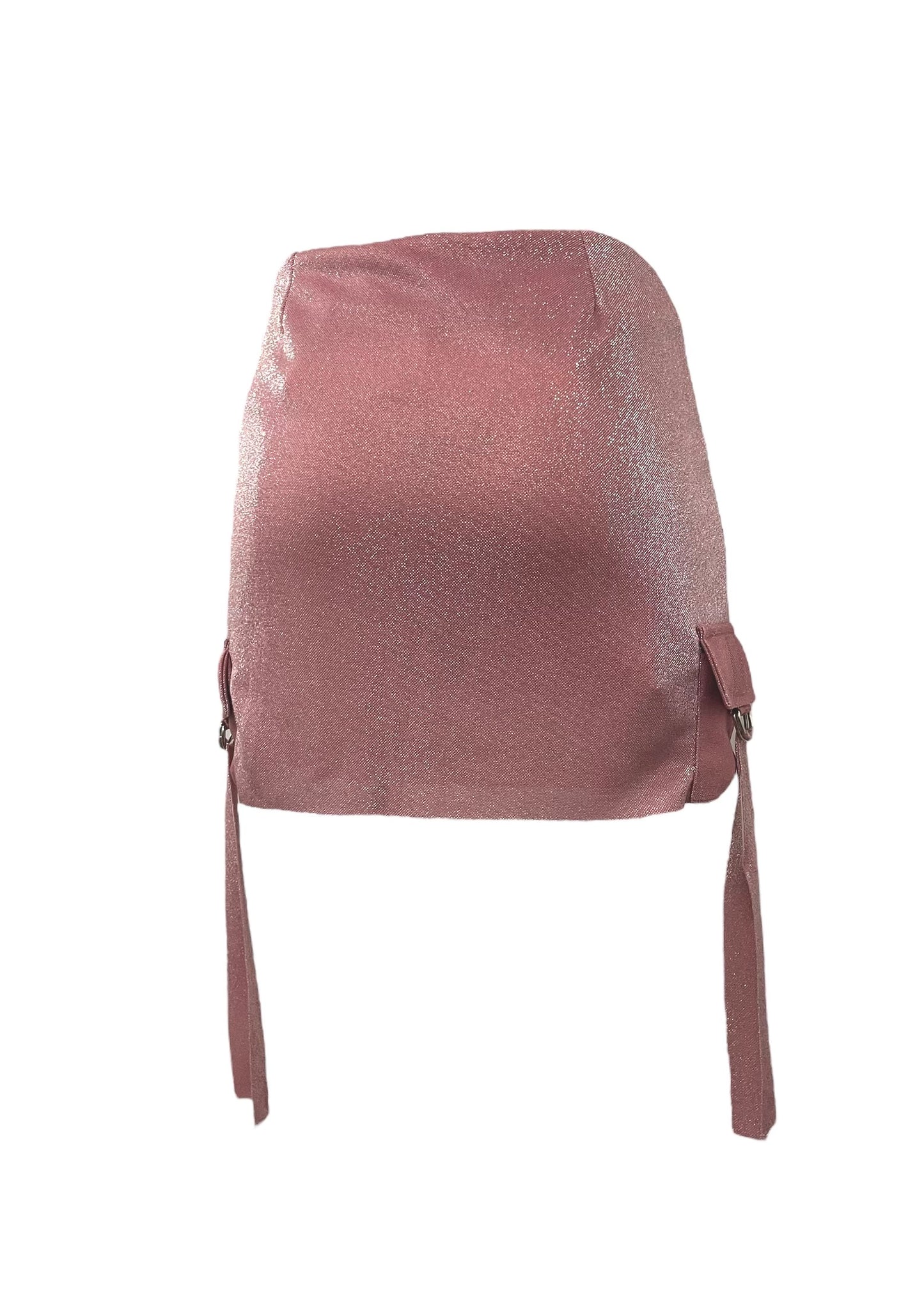 Pink Shimmer Ryan Cargo Skirt