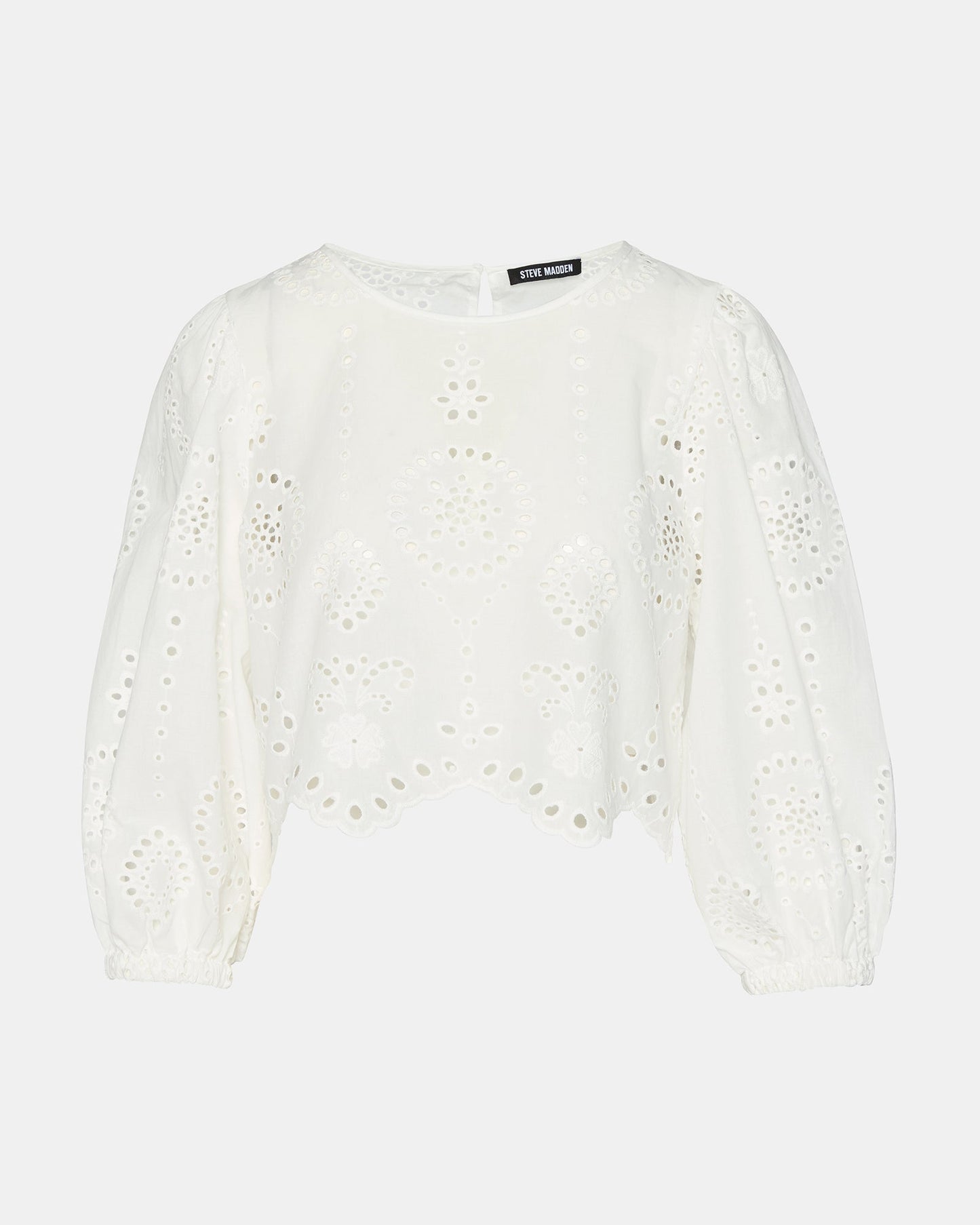 White Eyelet Blouse