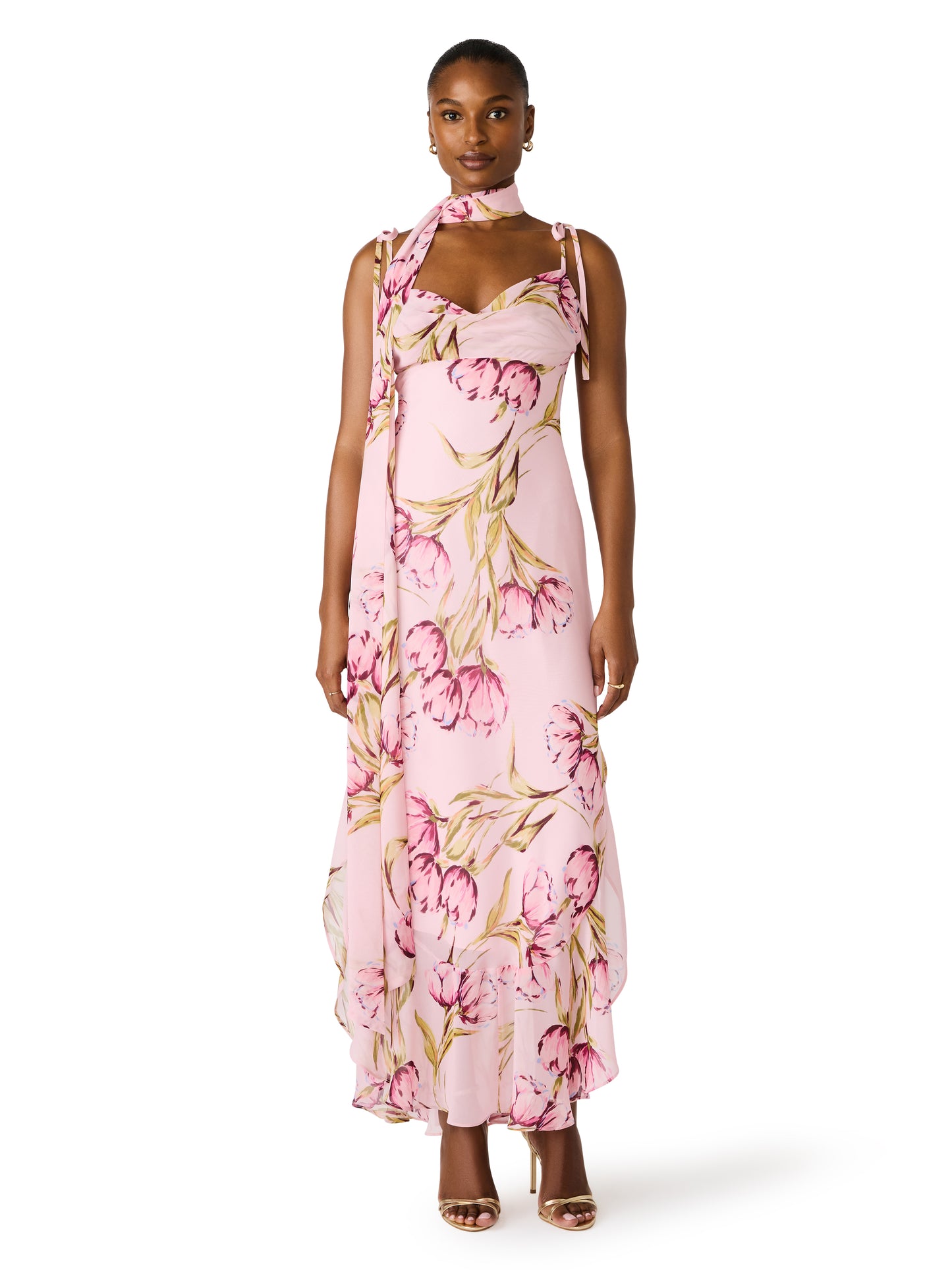 Pink Floral Maxi (RT)