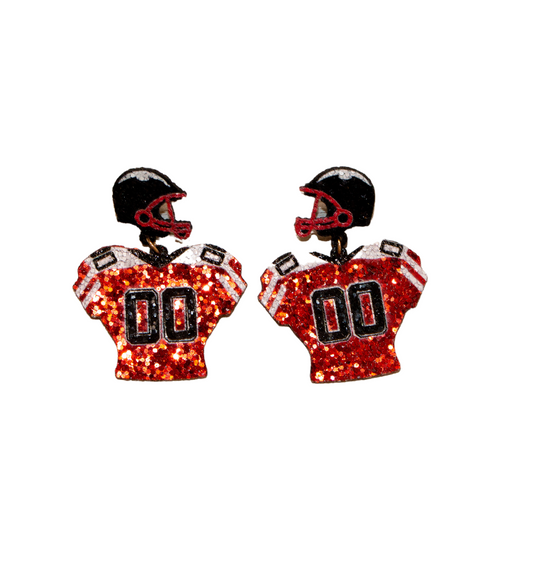 R&B Glitter Jersey Earrings