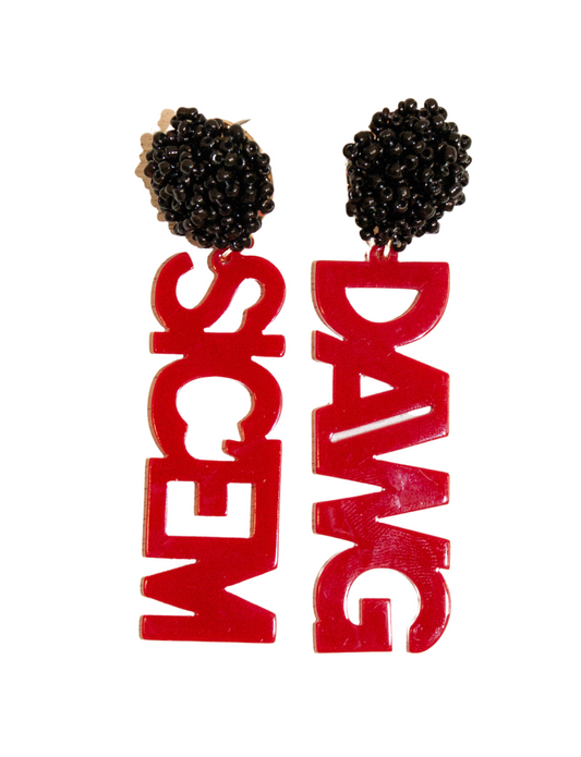 Sic'Em Dawg Earrings