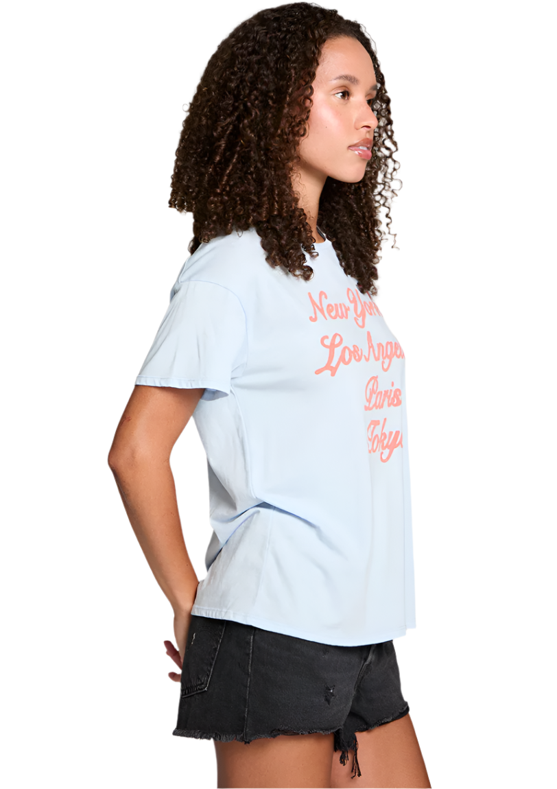 Baby Blue Destination Tee