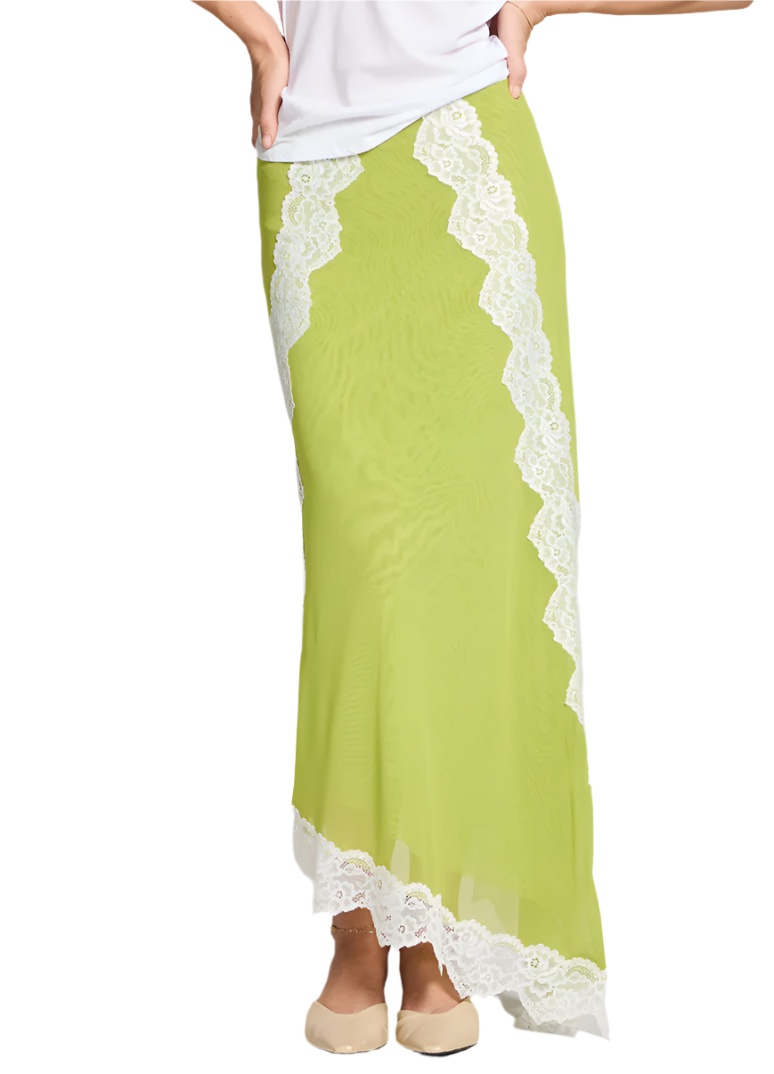 Chartreuse Maxi Skirt