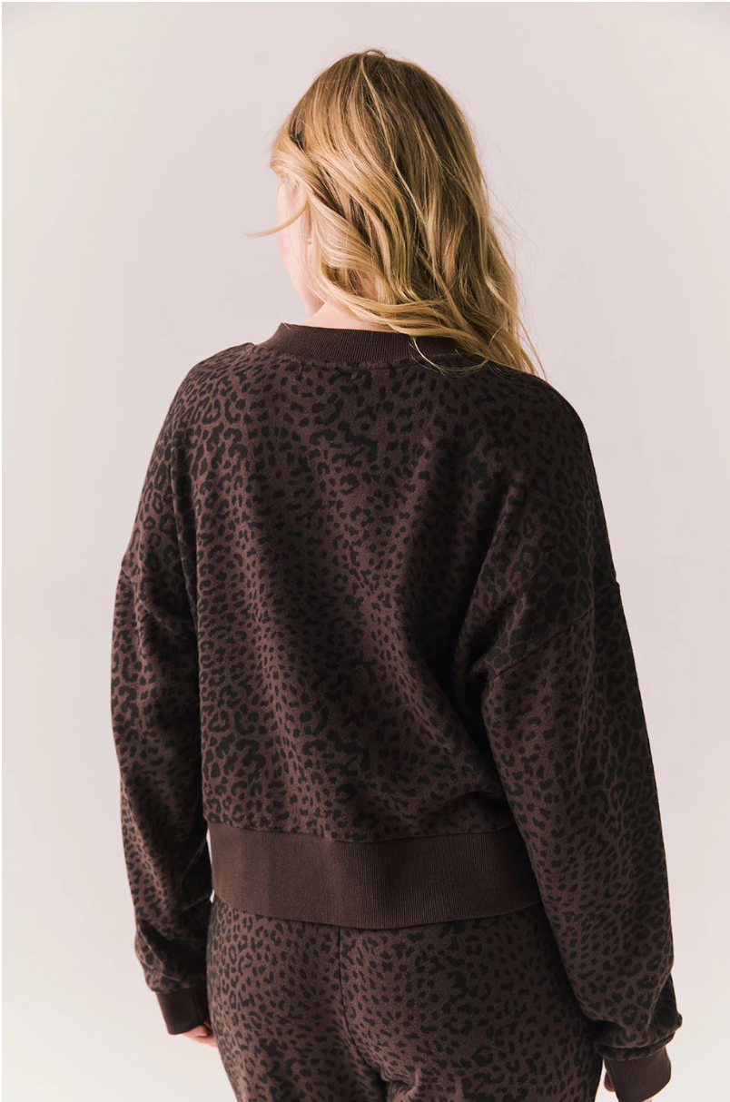 Florie Leopard Pullover