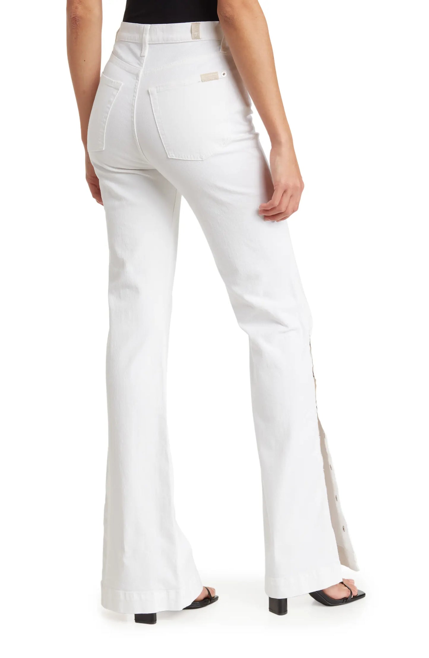 Side Snap Flare Jean