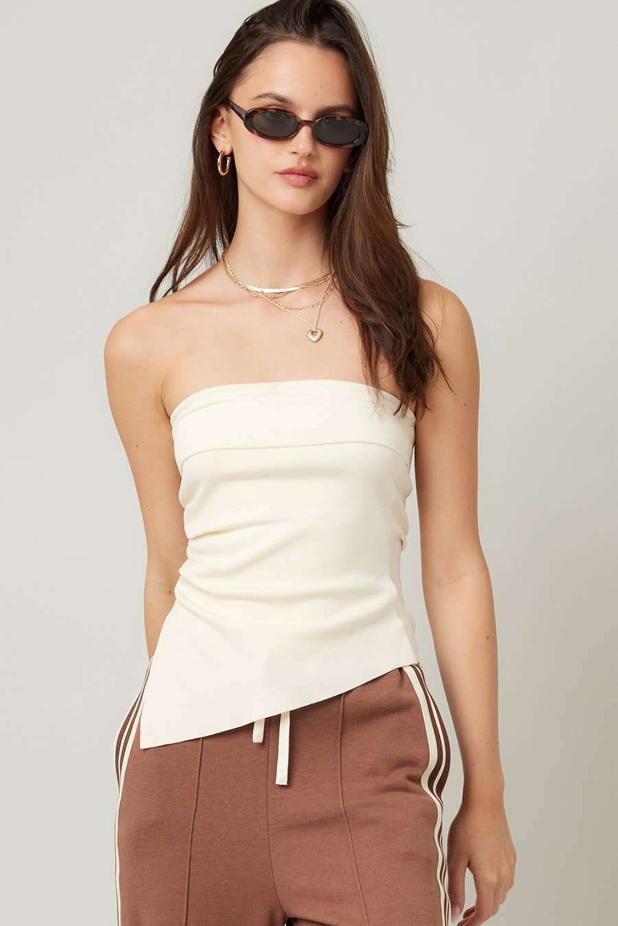Ruched Tube Top