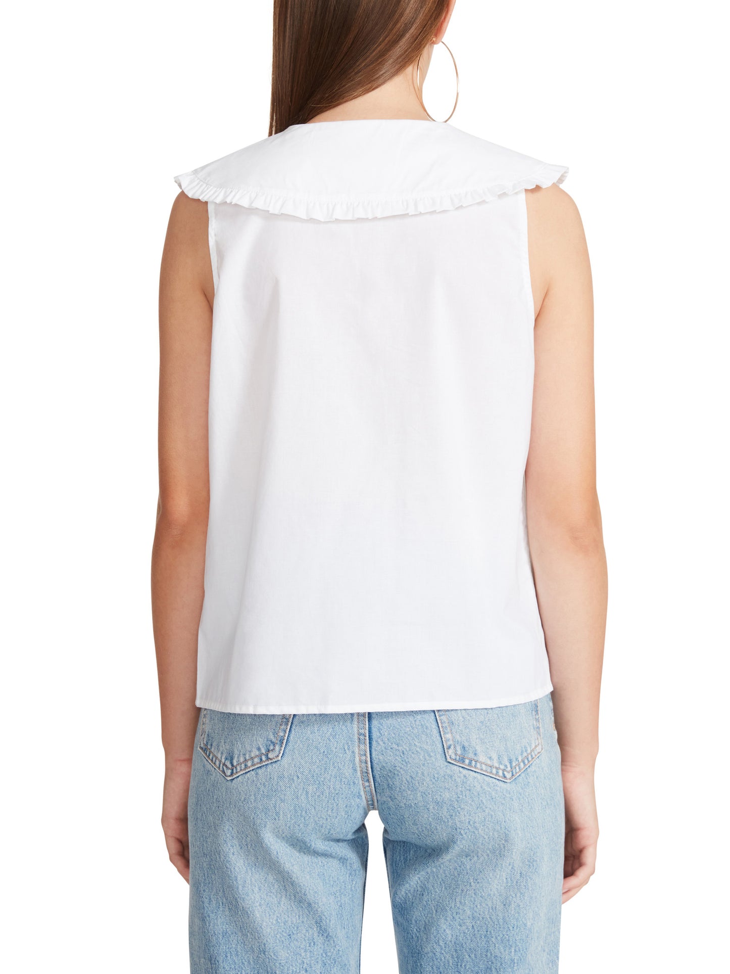 White Collar ID Top