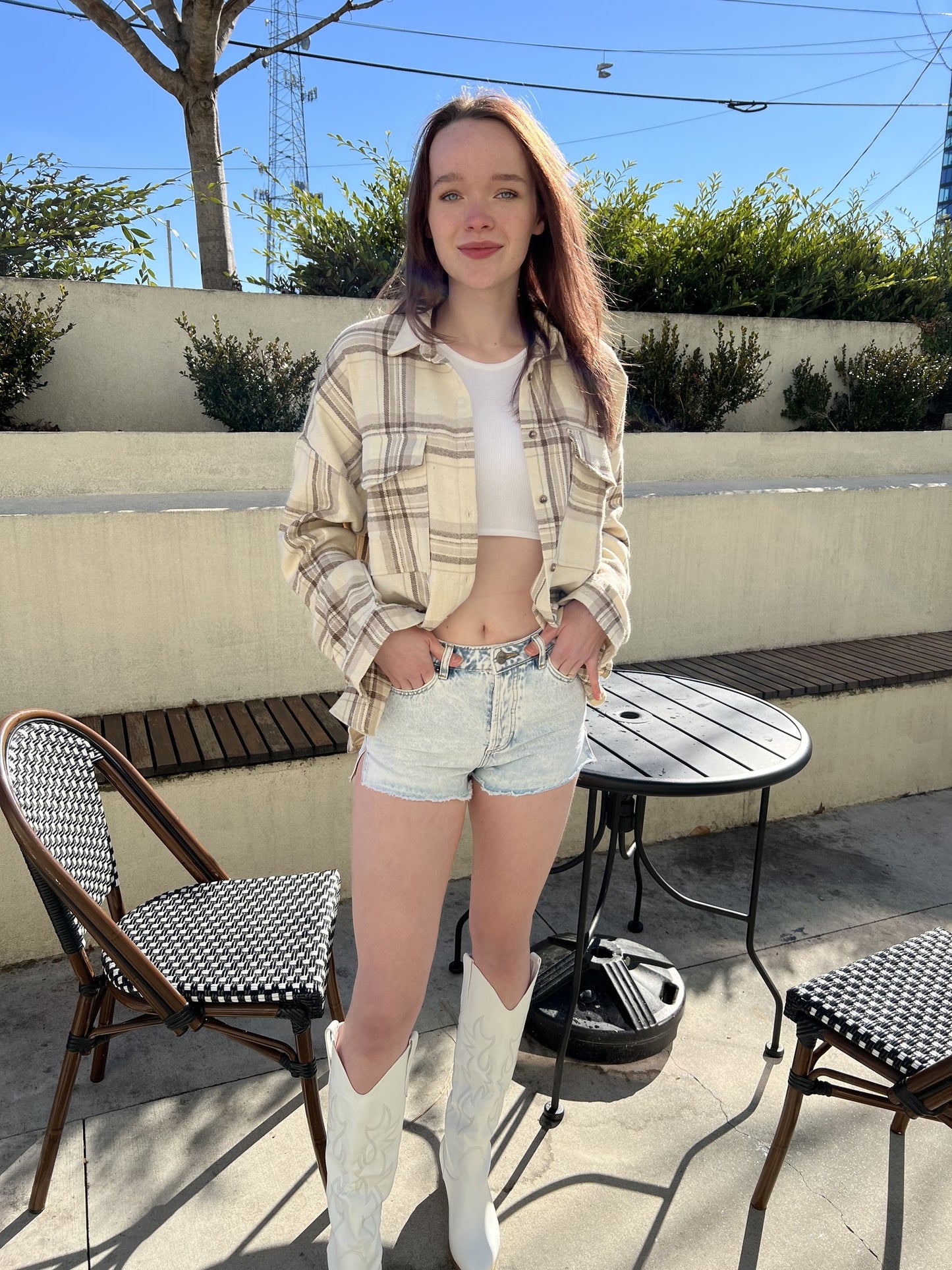 Oatmeal Plaid Flannel