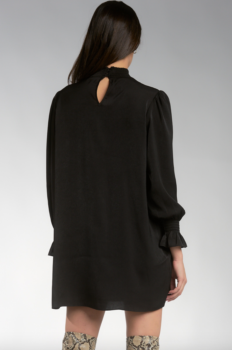 Black Smocked Dress