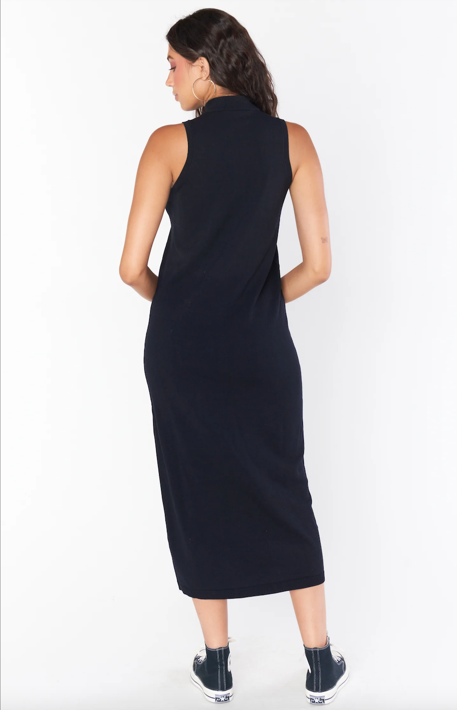 Charlie Zip Dress Black