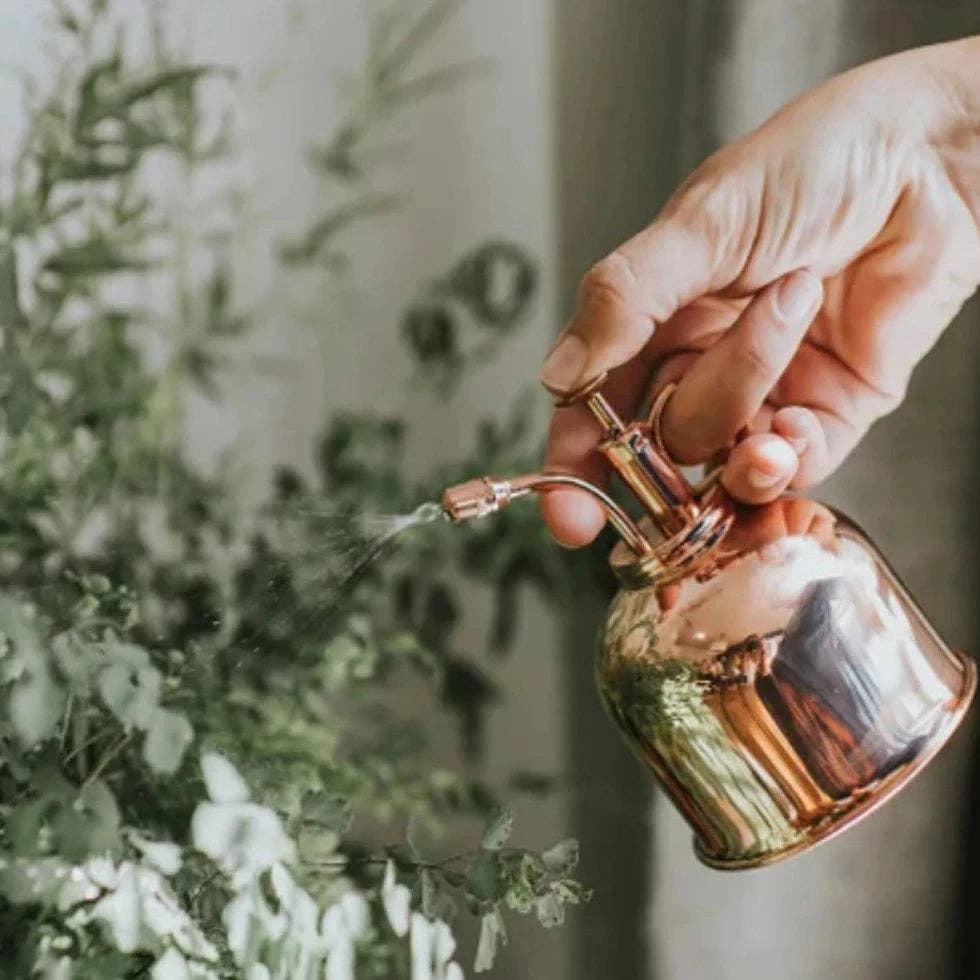 Gold Plant Spray Bottle