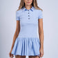 Collared Mini Dress