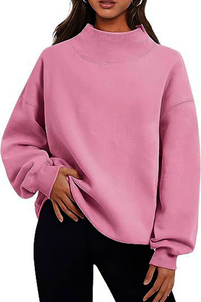 Mock Neck Sweatshirt
