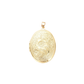 Gold Petal Promise Locket Charm