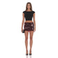Circle Sequin Mini Skirt