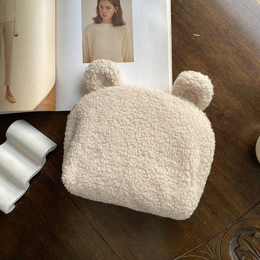 Plush Cosmetic Bag