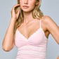 Pink Lace Trim Cami