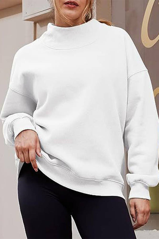 Mock Neck Sweatshirt