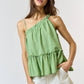 Ruffled Babydoll Tank Top