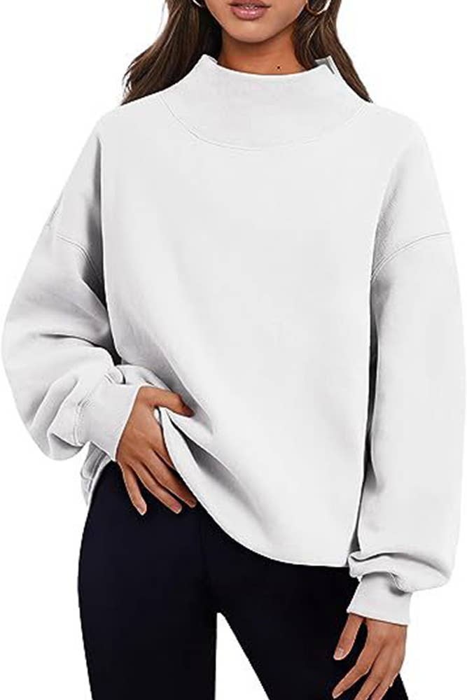 Mock Neck Sweatshirt