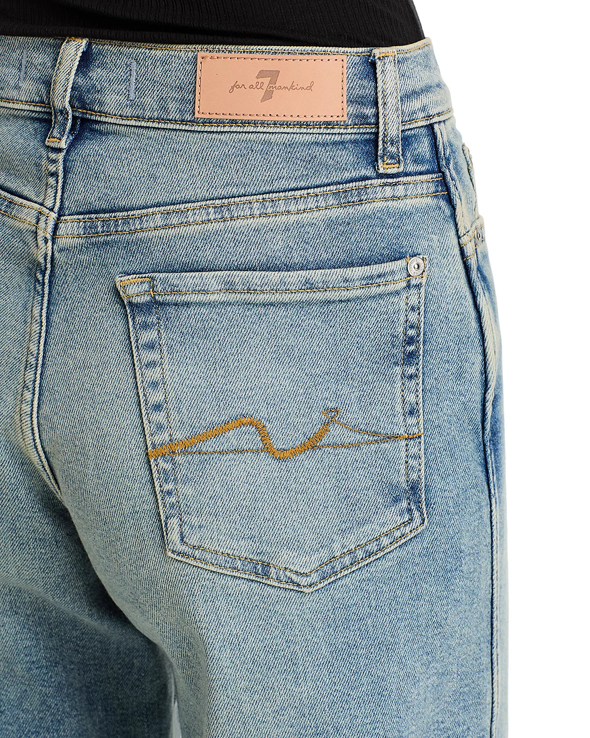 High Rise Light Wash Jeans