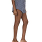 Navy Striped Drawstring Shorts