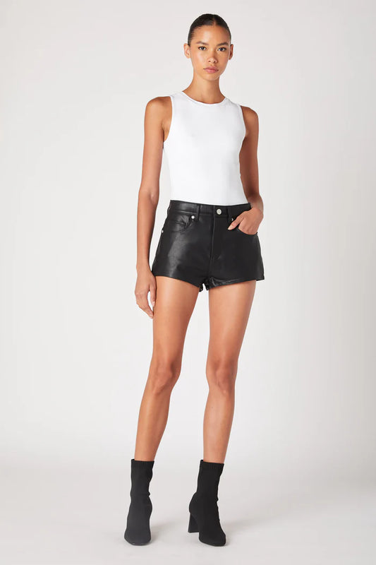 Rock Star Faux Leather Short