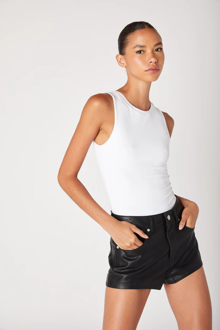 Rock Star Faux Leather Short