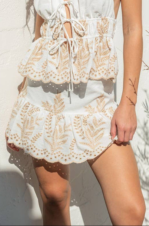 Embroidered Skirt
